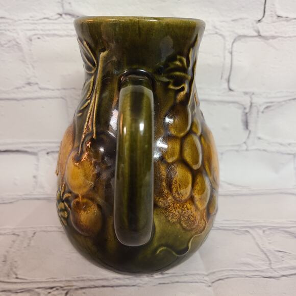 Vintage Scheurich Keramik Fruit Pitcher - Small Decorative Pottery West Germany - Picture 6 of 10
